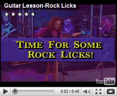 rock guitar licks
